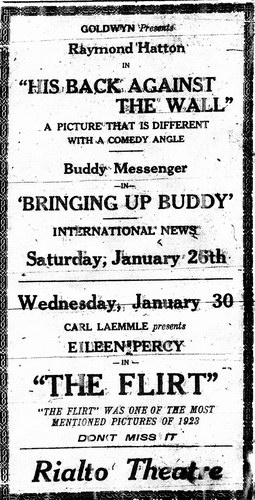 Rialto Theatre - Brighton Argus 1923 (newer photo)